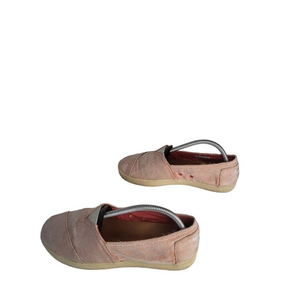Toms Slip On Shoes Women Sz 9.5 Multicolor Fabric Everyday Casual School Summer - Picture 2 of 8